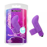 Кліторальний стимулятор на палець фіолетового кольору Chisa MisSweet Finger Vibe