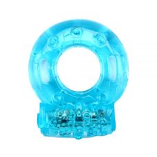Ерекційне віброкільце блакитного кольору Chisa Reusable Cock Ring