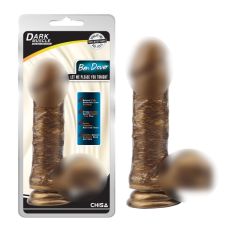 Фаллоимитатор реалистичный на присоске бронзового цвета Chisa Ben Dover
