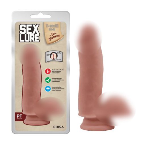 Фаллоимитатор реалистичный на присоске телесного цвета Chisa Sex Lure