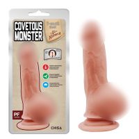 Фаллоимитатор реалистичный на присоске телесного цвета Chisa Covetous Monster