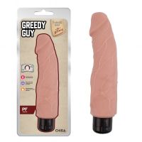Вагинальный вибратор Chisa Greedy Guy телесного цвета