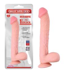 Фалоімітатор величезний на присосці тілесного кольору Chisa Kosta Koufos Dildo