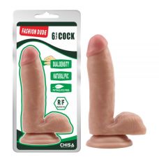 Фалоімітатор реалістичний з присоскою бежевий Chisa Fashion Dude 6.7 Inch Cock
