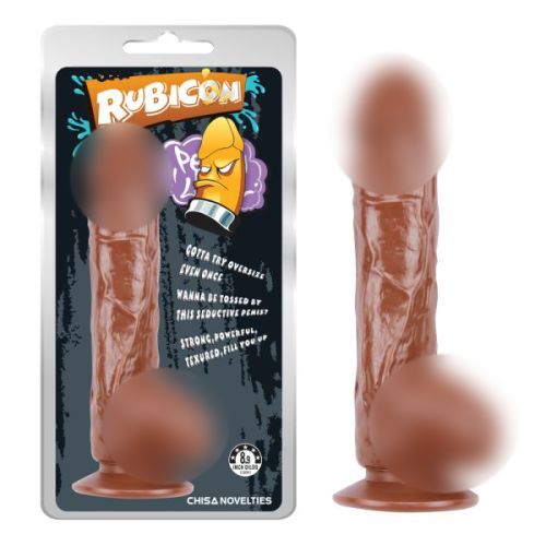 Фаллоимитатор на присоске коричневого цвета Chisa Orgasm Stealer Penis