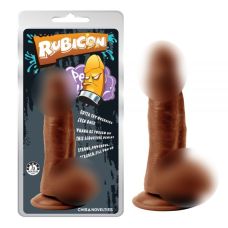 Фаллоимитатор на присоске коричневого цвета Chisa Mighty Ravage Penis