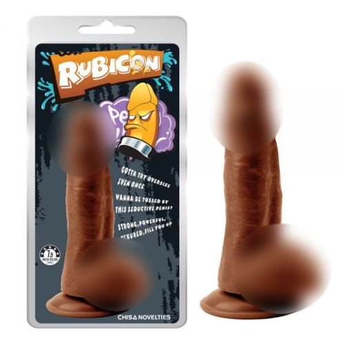 Фаллоимитатор на присоске коричневого цвета Chisa Mighty Ravage Penis