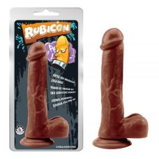 Фаллоимитатор реалистичный коричневый на присоске Chisa Devil Inside Penis