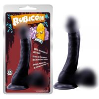 Фалоімітатор реалістичний на присосці чорного кольору Chisa Cruel Intention