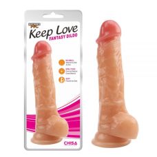 Фалоімітатор реалістичний на присосці тілесного кольору Chisa Fantasy