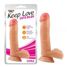 Фалоімітатор реалістичний на присосці тілесного кольору Chisa Cute Dildo