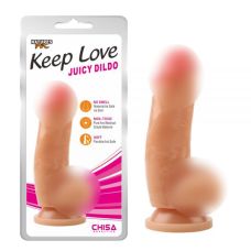 Фалоімітатор реалістичний на присосці тілесного кольору Chisa Keep Love Juicy