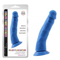 Фалоімітатор реалістичний на присосці нео синього кольору Chisa Steven R