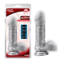 Фаллоимитатор реалистичный на присоске серебристого цвета Chisa Ben Dover