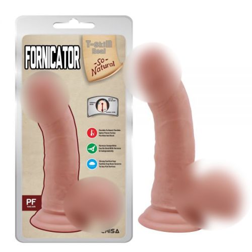 Фаллоимитатор на присоске телесного цвета Chisa Fornicator