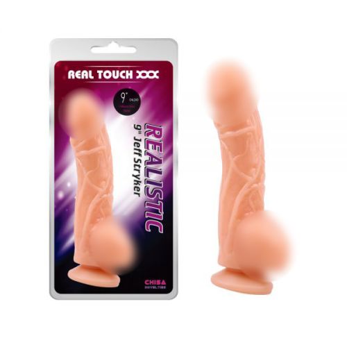 Фаллоимитатор на присоске телесного цвета Chisa Jeff Stryker