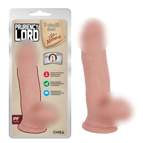 Телесный фаллоимитатор на присоске Pruriency Lord
