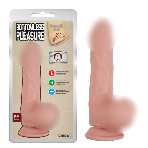 Фалоімітатор реалістичний на присосці тілесного кольору Chisa Bottomless Pleasure