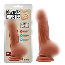 Фаллоимитатор на присоске телесного цвета Chisa Covetous Monster