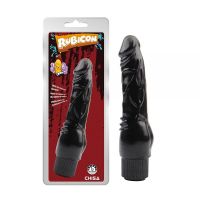 Вибратор реалистичный черного цвета Chisa Vibrating Naughty Cock