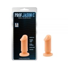 Анальная пробка с головкой бежевая Chisa Small Slim Dildo