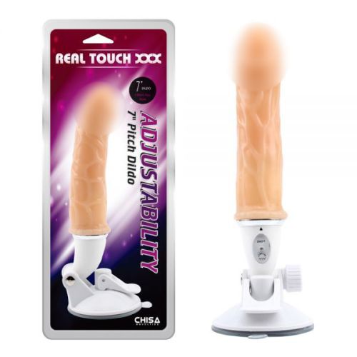 Фалоімітатор на присосці тілесного кольору Chisa Adjustability Pitch Dildo