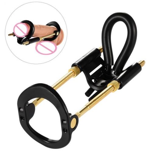 Екстендер для збільшення пеніса чорний Bdsm4u Luvkis Penis Enlarger Stretcher