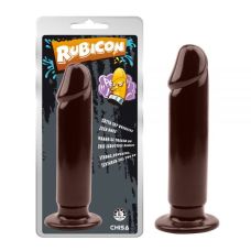 Анальная пробка с присоской большая коричневая Chisa Evil Dildo Plug XL