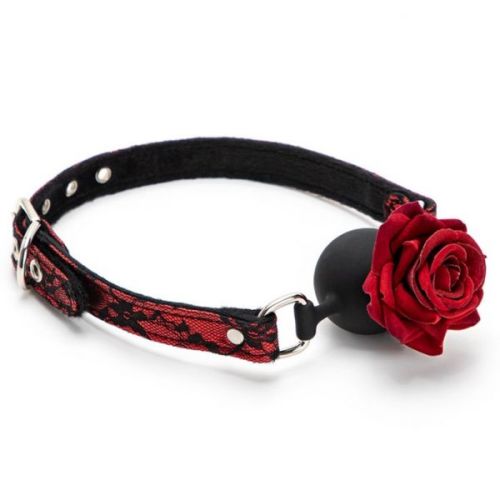 Roses Silicone Ball Mouth Gag