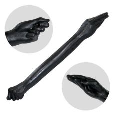 Двухсторонняя рука кулак для анального и вагинально фистинга черная Bdsm4u