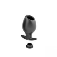Силіконова анальна пробка клізма s Розмір чорна