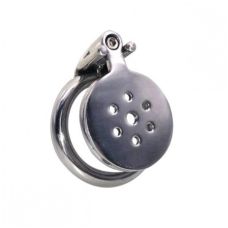 Пояс верности мужской БДСМ из нержавеющей медицинской стали серебристого цвета Bdsm4u ZQ230