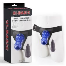 Вибрострапон синего цвета Chisa Basic Vibrating