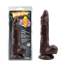 Фалоімітатор реалістичний на присосці коричневого кольору Chisa Rubicon Bronco Rider