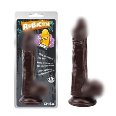 Фалоімітатор реалістичний на присосці коричневого кольору Chisa Rubicon Bronco Rider