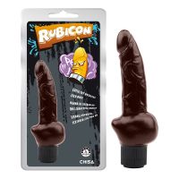 Вібратор реалістичний коричневий Chisa Obsidian Cock