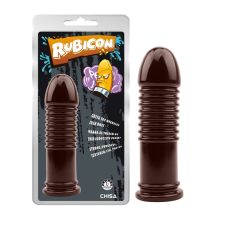 Большой коричневый дилдо для фистинга Chisa Rubicon Backdoor Buddy