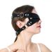 Маска для очей зі штучної шкіри чорного кольору Bdsm4u Маска для очей зі штучної шкіри чорного кольору Bdsm4u