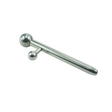 Уретральный стимулятор серебристого цвета Bdsm4u Stimulation catheter 