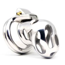 Пояс верности и целомудрия для пениса стальной Bdsm4u Stainless Steel Male Chastity