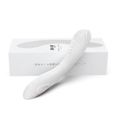 Вибратор вагинальный силиконовый белый водонепроницаемый Drywell Flexible Bending