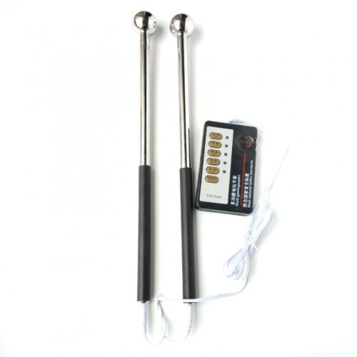 Electro-sex Teat & Clitoral Stimulation Stick Dual Output