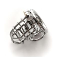 Пояс вірності на член із нержавіючої сталі ZS090 сріблястого кольору