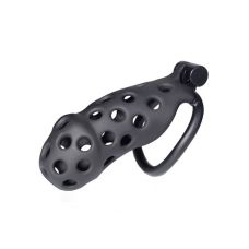 Чоловічий пристрій цнотливості на член 3D Printing Resin Chastity Device Black