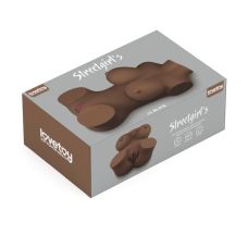 Мастурбатор вагіна та анус коричневого кольору Lovetoy Streetgirls 5