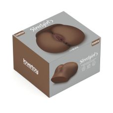 Мастурбатор вагіна та анус коричневого кольору Lovetoy Streetgirls 4 коричнева