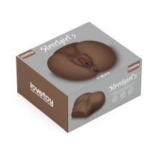 Мастурбатор вагіна та анус коричневого кольору Lovetoy Streetgirls 3