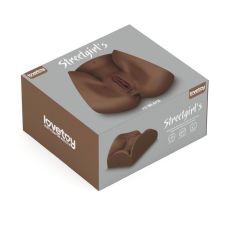 Мастурбатор вагіна та анус коричневого кольору Lovetoy Streetgirls 2