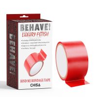 Скотч для бондажа и фиксации тела красного цвета Chisa Bind Me Bondage Tape