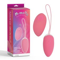 Віброяйце з пультом ДУ рожевого кольору

